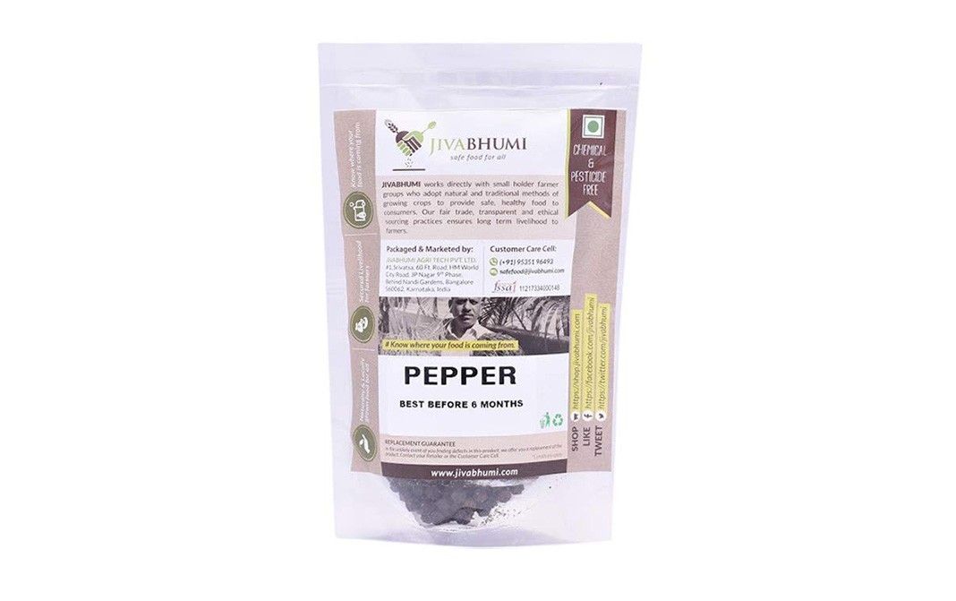 JivaBhumi Pepper    Pack  200 grams